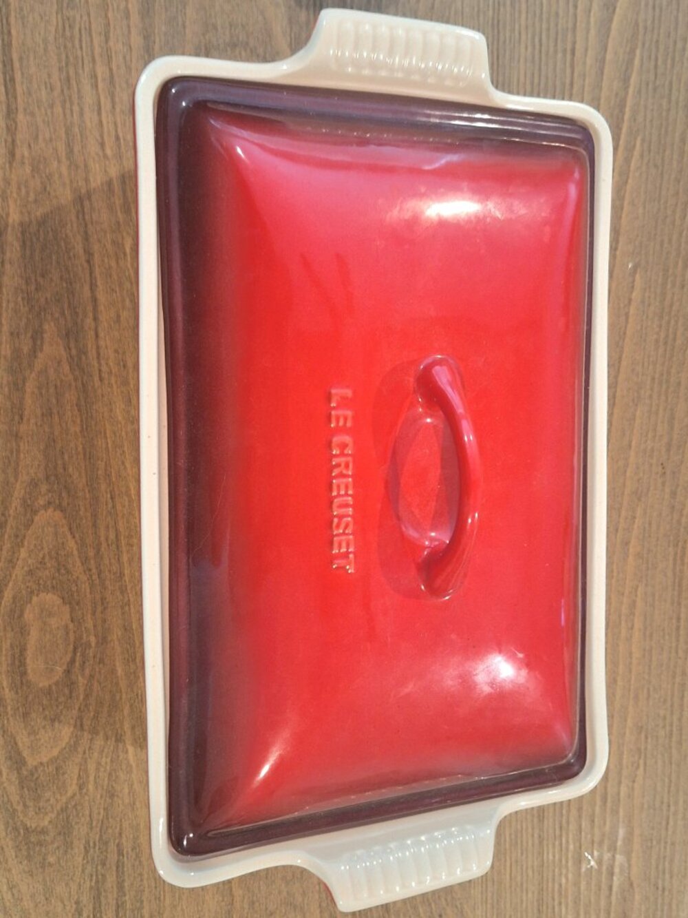 Le Creuset Heritage Rectangular Casserole Baking Dish W/ Lid